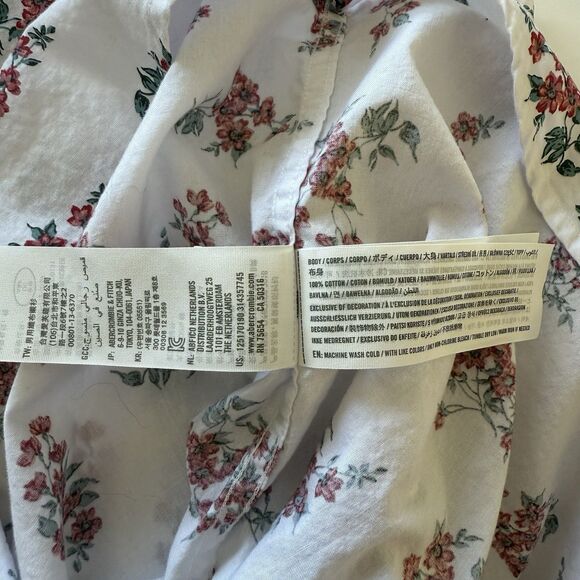 Men’s Abercrombie & Fitch Floral Half Button Pullover Short Sleeve Shirt Size XL - Picture 7 of 8